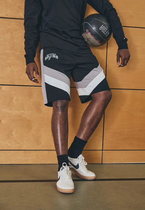 NBA SAN ANTONIO SPURS PANEL SHORT - Vereinsmannschaften - black