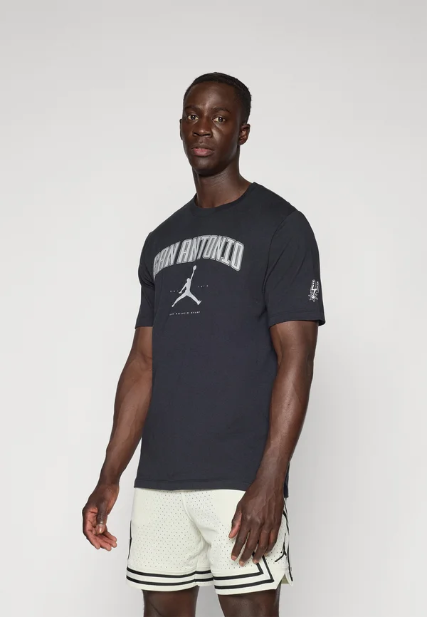 NBA SAN ANTONIO SPURS TEE - Vereinsmannschaften - black