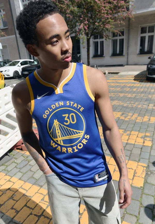 NBA STEPHEN CURRY GOLDEN STATE WARRIOS ICON JERSEY - NBA-Trikot - rush blue/curry stephen