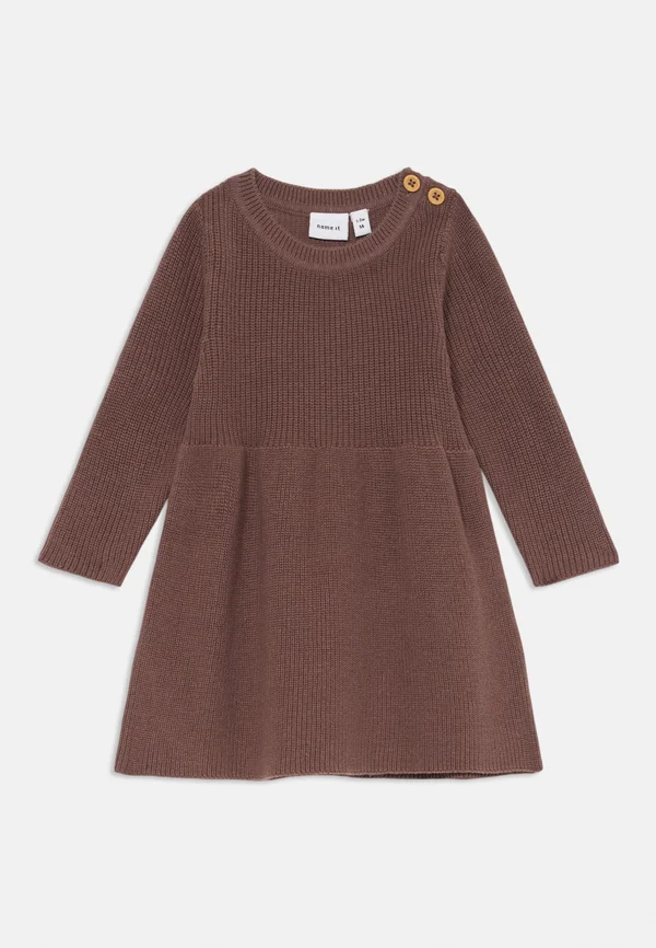 NBFOLIVINA - Strickkleid - peppercorn