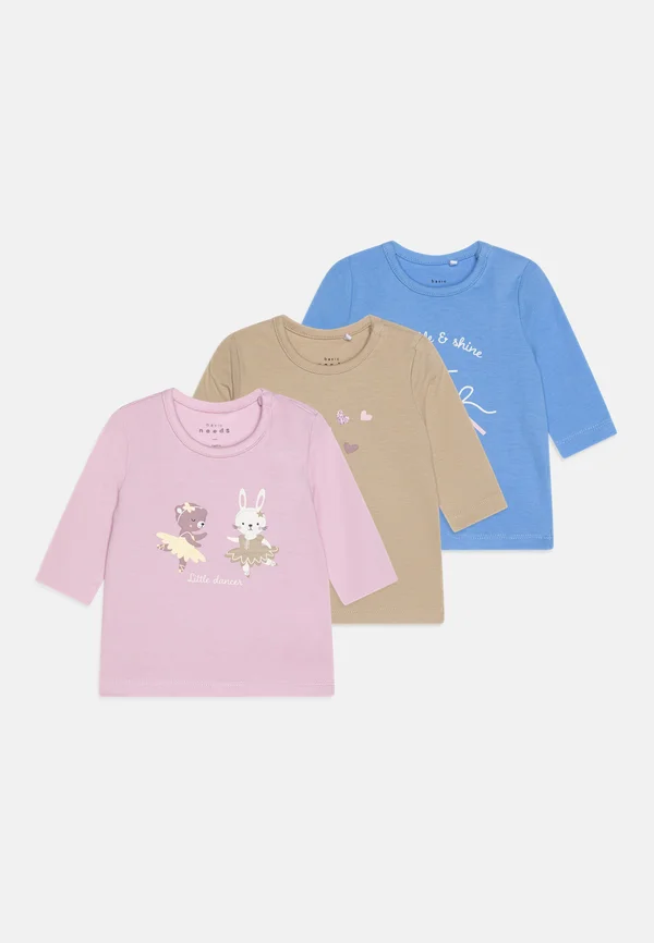 NBFVUBIE 3 PACK - Langarmshirt - winsome orchid