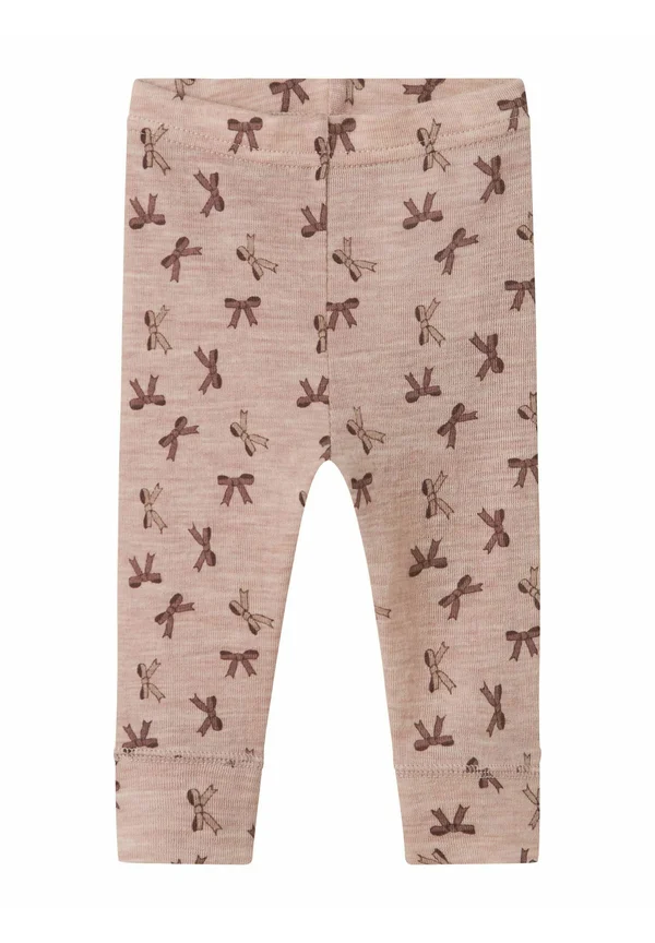 NBFWANG WOOL RIB LEGGING - Leggings - Hosen - shadow gray