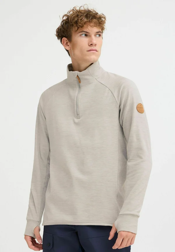 NBKABA M SKI - Strickpullover - light grey melange