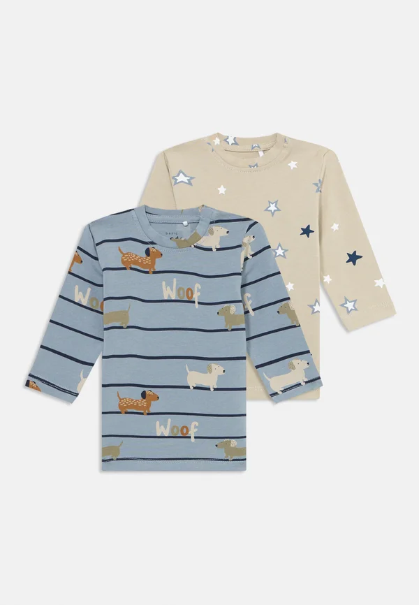 NBMVACION 2 PACK - Langarmshirt - sand/blue