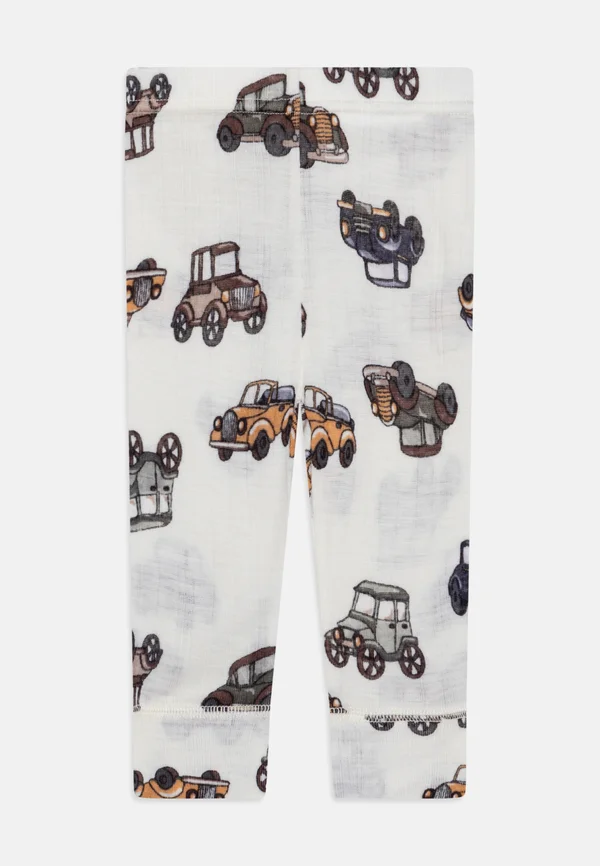 NBMWANG WOOL NEEDLE LONGJOHN - Leggings - Hosen - snow white