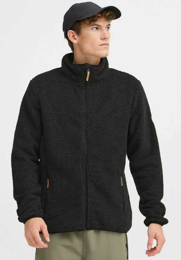 NBSTEVE M - Fleecejacke - black melange