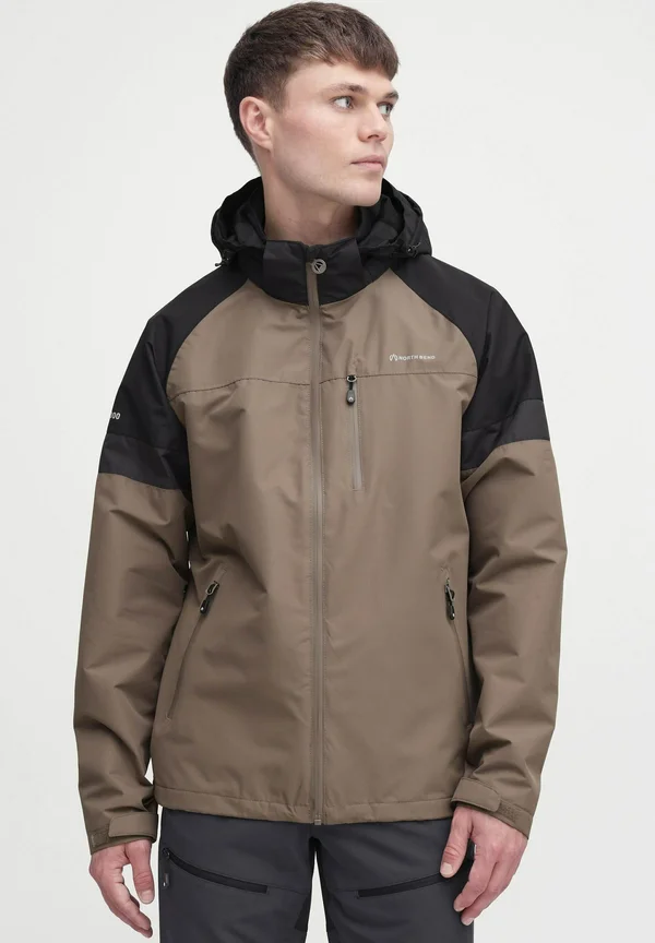 NBTOMPKINS M W-PRO 10.000 WITH WATERPROOF COATING - Regenjacke / wasserabweisende Jacke - grey