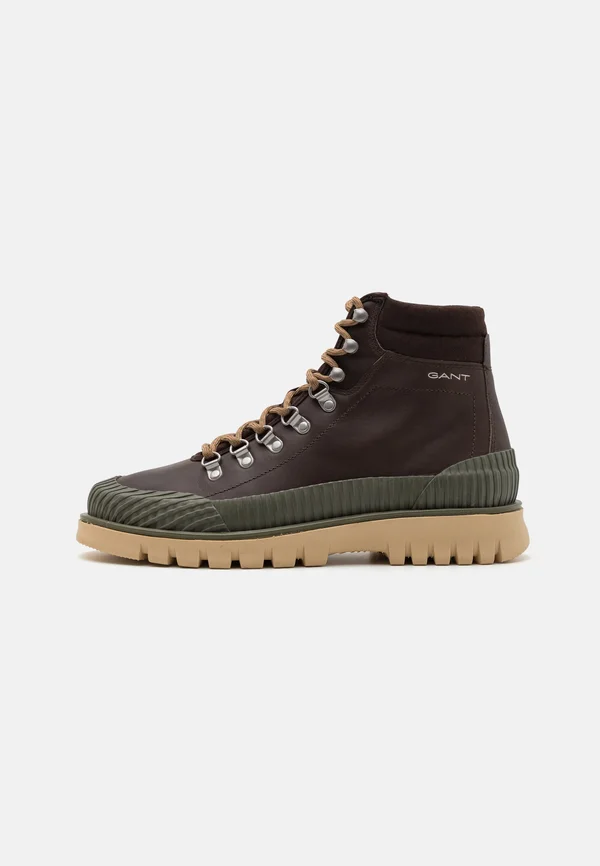 NEBRADA - Schnürstiefelette - dark brown
