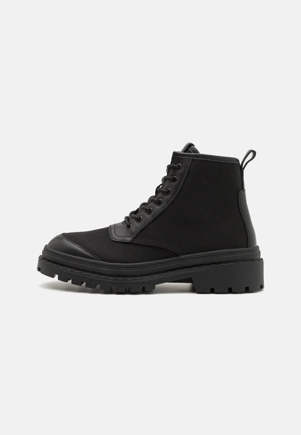 NEBULAR HALB - Schnürstiefelette - black