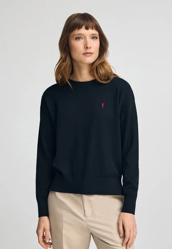 NECK RIGBY - Strickpullover - navy