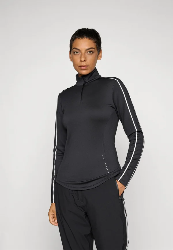 NEFE QUARTER ZIP MID LAYER - Sweatshirt - black