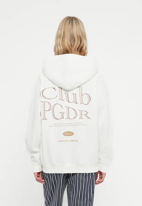 NELE OVERSIZED JACKET - Sweatjacke - warm white