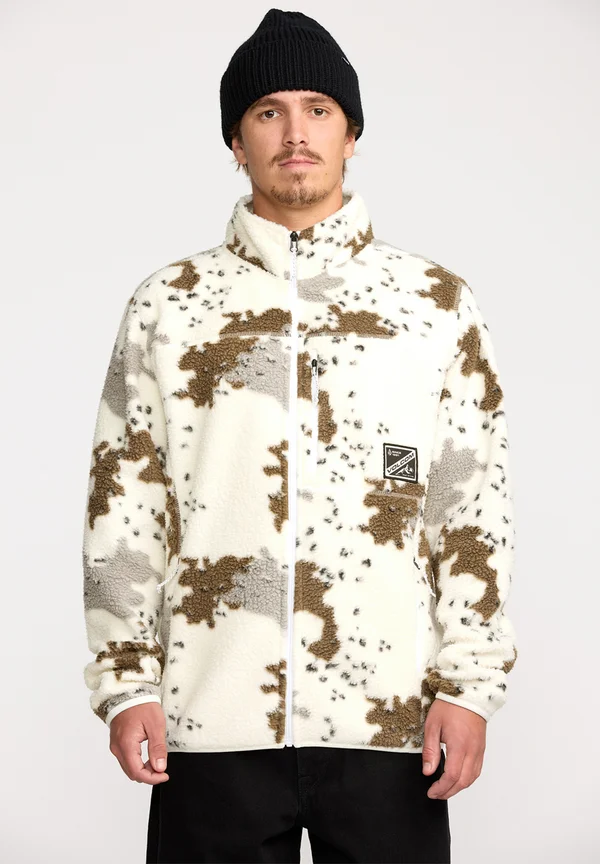 NELSON FULL ZIP - Fleecejacke - white