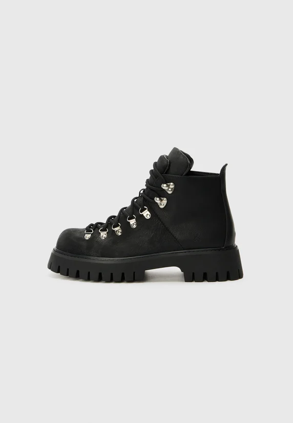 NEMESIS - Schnürstiefelette - black