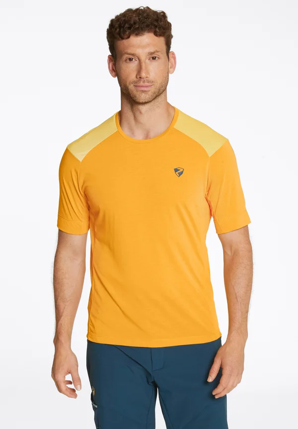 NENTIN - Sport T-Shirt - golden yellow