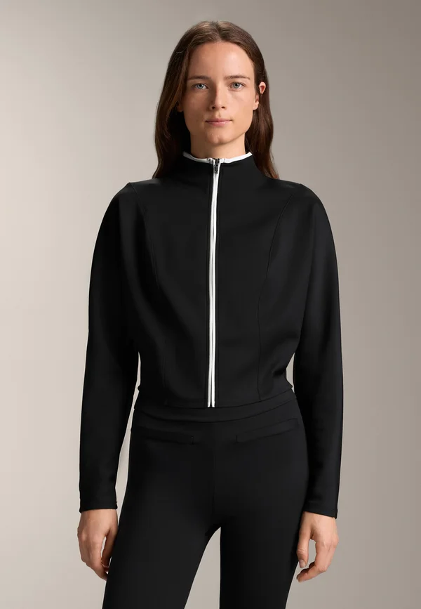 NEOPRENE-EFFECT CORSET - Trainingsjacke - black