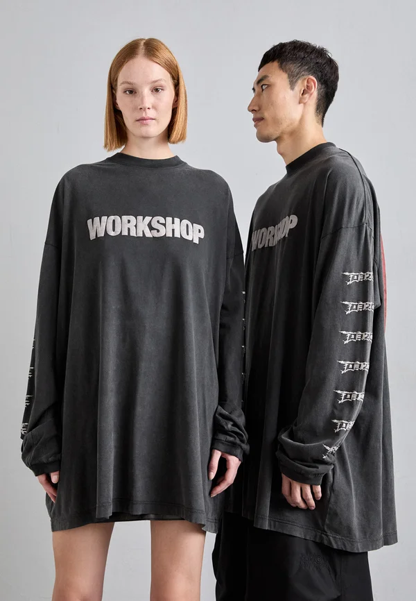 NERVE SHATTER COMFORT LONGSLEEVE UNISEX - Langarmshirt - dark grey