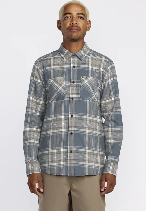 NETASTONE FLANNEL - Hemd - dark slate