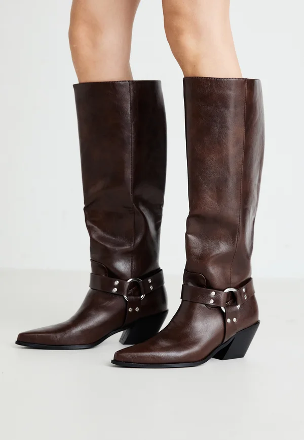 NEVIS - Cowboy-/Bikerboot - brown