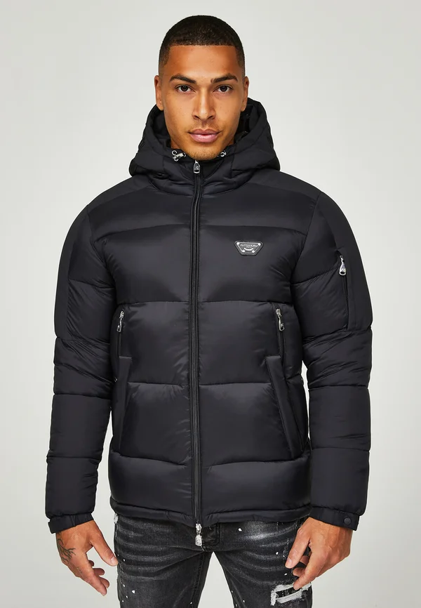 NEVORI PUFFER JACKET - Winterjacke - jet black