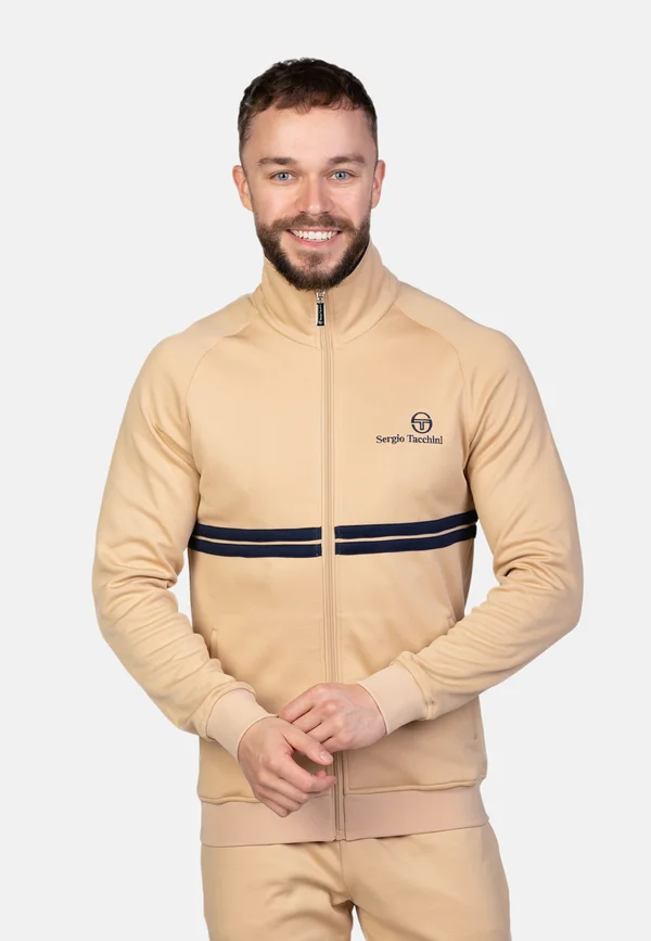 NEW DALLAS - Trainingsjacke - latte maritime blue