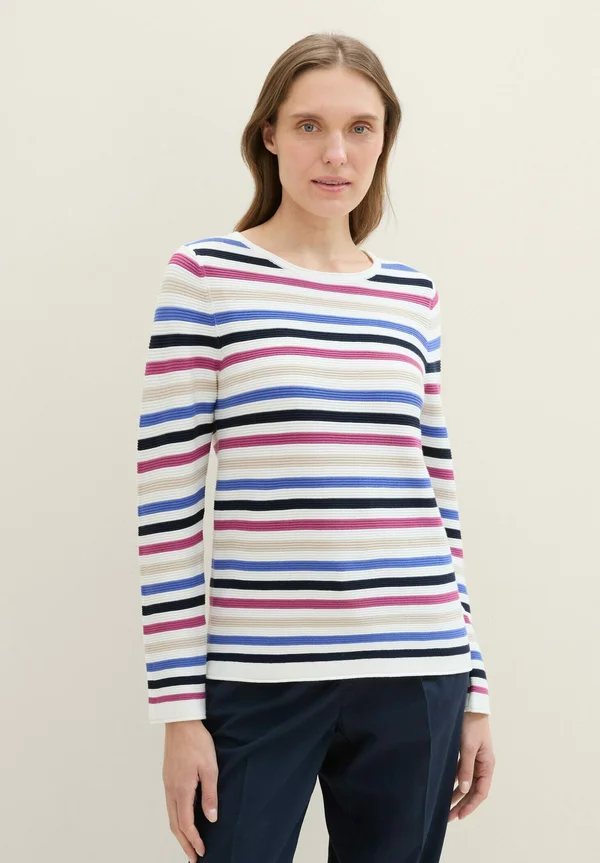 NEW OTTOMAN - Strickpullover - colorful knit stripe design