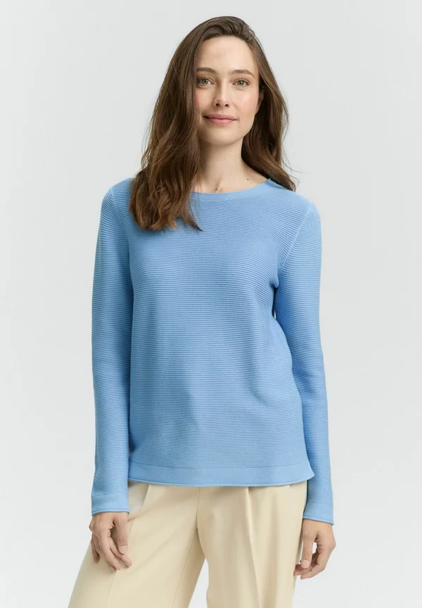 NEW OTTOMAN - Strickpullover - light fjord blue