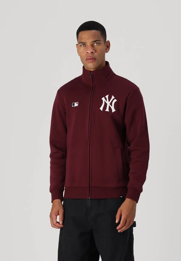 NEW YORK YANKEES JACKET - Trainingsjacke - dark maroon