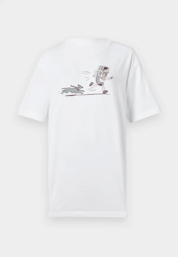 NEWBIE CHASE UNISEX - T-Shirt print - white