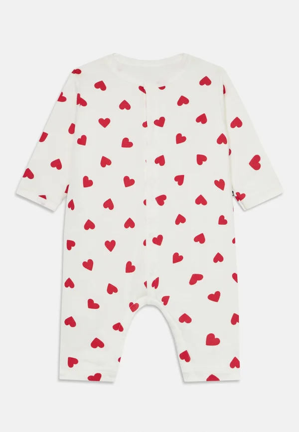 NEWBORN COMBINAISON LONGUE COTE UNISEX - Jumpsuit - marshmallow/terkuit