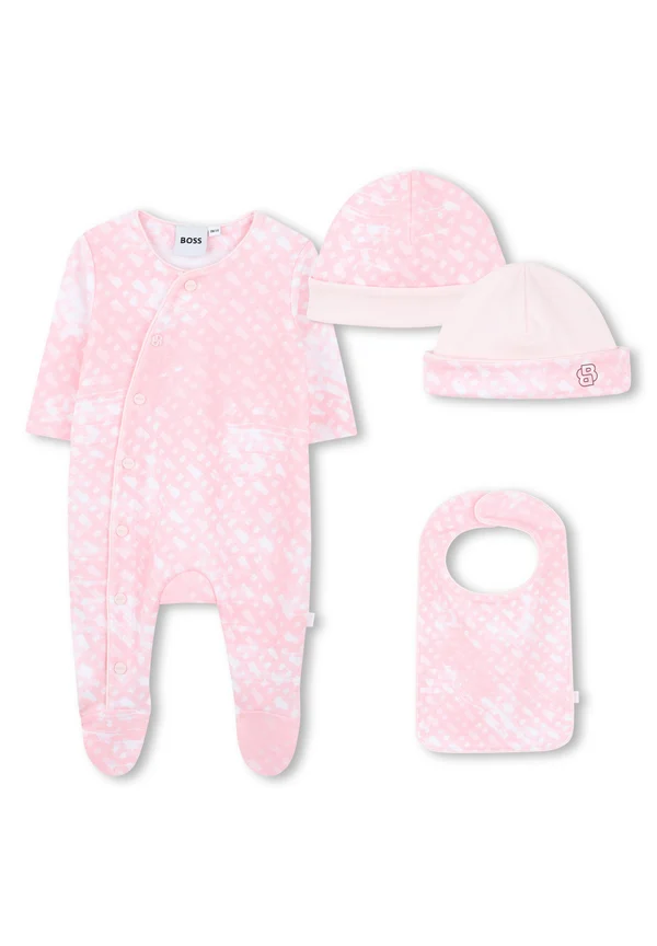 NEWBORN SET - Geschenk zur Geburt - pink  pale