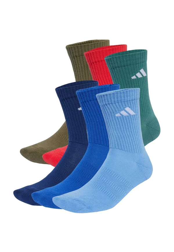 NEWLOGOCRW 6 PACK - Sportsocken - dark blue   royal blue   olive strata   pure ruby