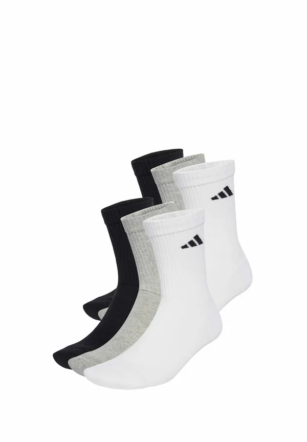 NEWLOGOCRW 6PACK - Sportsocken - white   medium grey heather   black