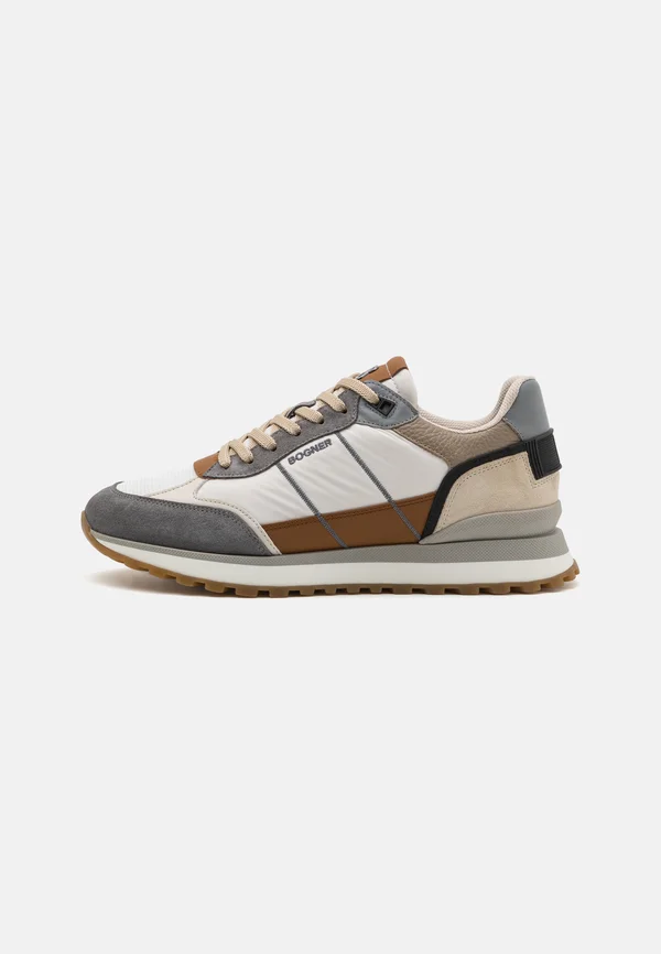 NEWPORT 5 - Sneaker low - grey/white/cognac