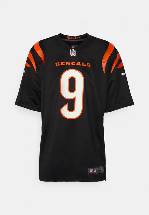NFL CINCINNATI BENGALS BURROW 9 GAME TEAM COLOUR UNISEX - Vereinsmannschaften - black