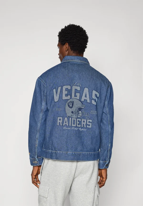 NFL LAS VEGAS RAIDERS JACKET - Vereinsmannschaften - blue denim