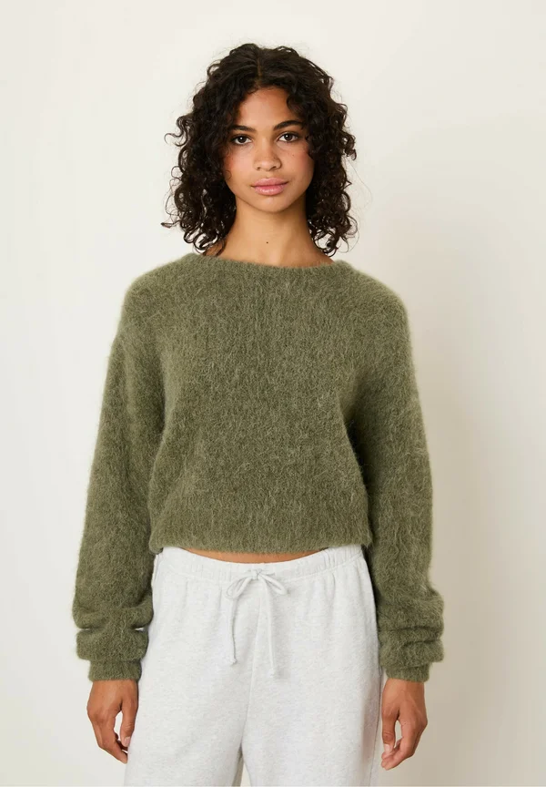 NIBY - Strickpullover - kaki