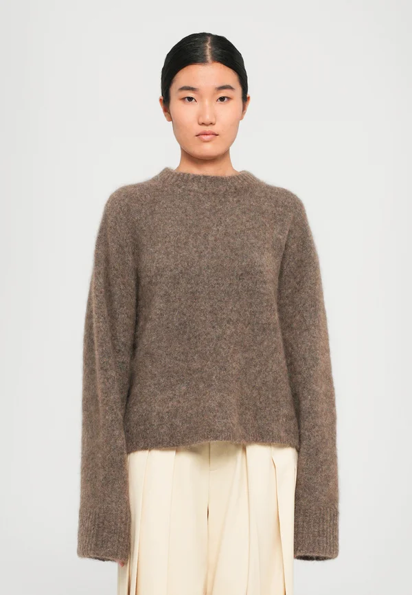 NICLAS SHORT - Strickpullover - brown