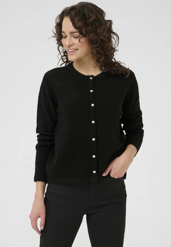 NIEL - Strickjacke - black deep