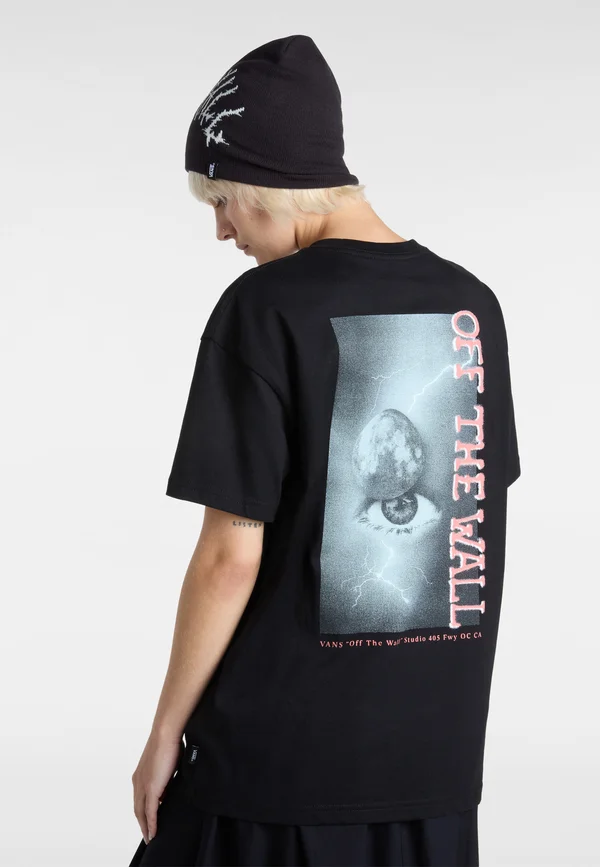 NIGHT ORB OVERSIZED - T-Shirt print - black