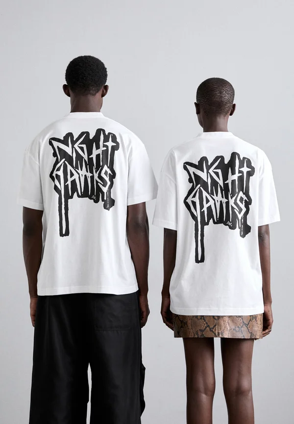 NIGHTHAWKS UNISEX - T-Shirt print - white