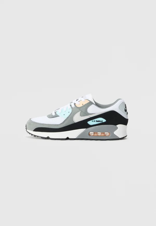 NIKE AIR MAX 90 EASTER UNISEX - Sneaker low - cool grey/pure platinum black /glacier blue white