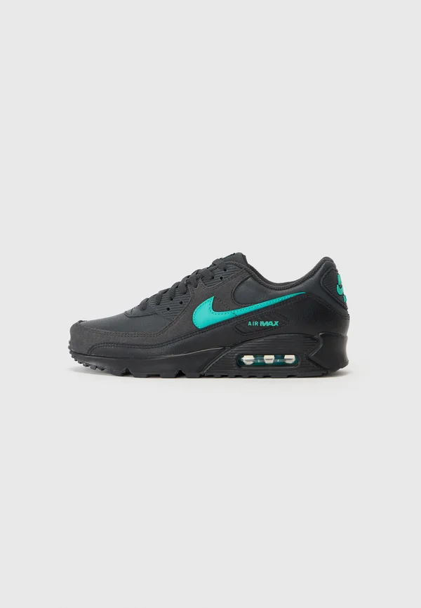 NIKE AIR MAX 90 - Sneaker low - dark smoke grey/clear jade/black/white