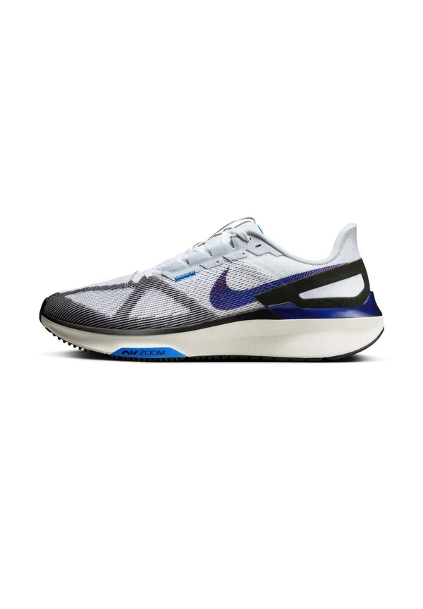 NIKE AIR ZOOM STRUCTURE  HERITAGE - Laufschuh Straße - white black sail photo blue