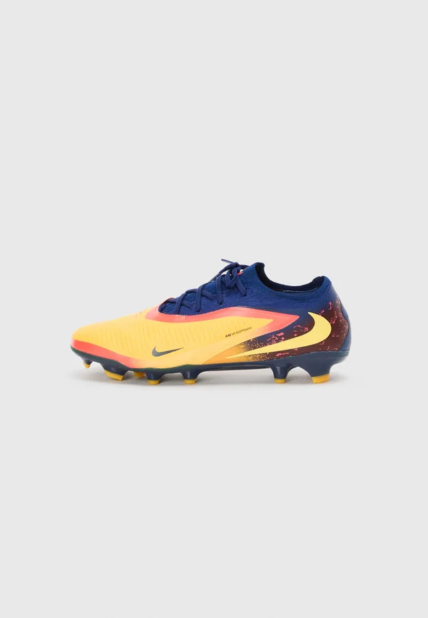 NIKE PHANTOM 6 LOW PRO "ERLING HAALAND" FG - Fußballschuhe für festen Untergrund - laser orange/lemon venom/blue void