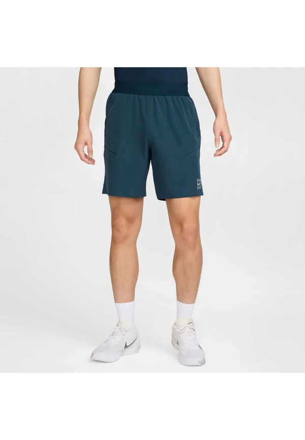 NIKECOURT ADVANTAGE 8 INCH SHORT - Kurze Sporthose - armoury navy white