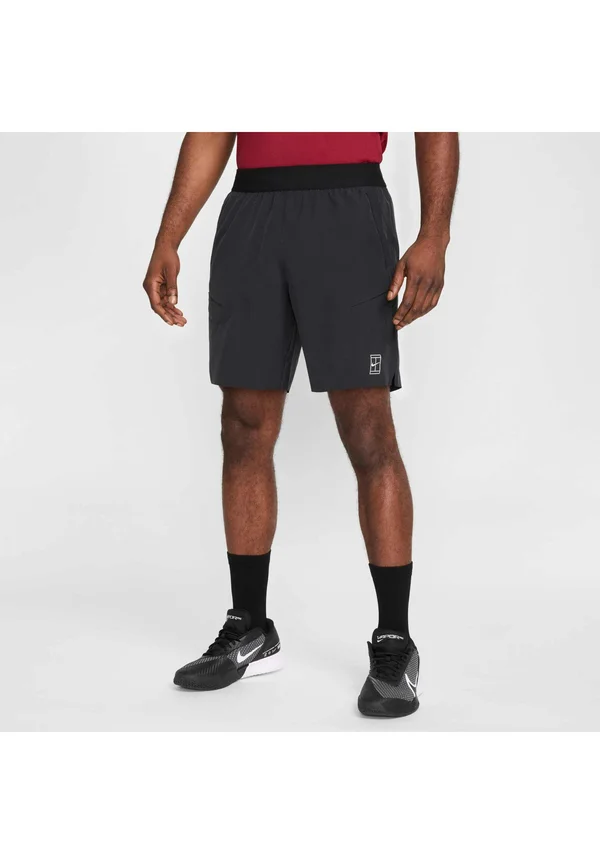 NIKECOURT ADVANTAGE 8 INCH SHORT - Kurze Sporthose - black white