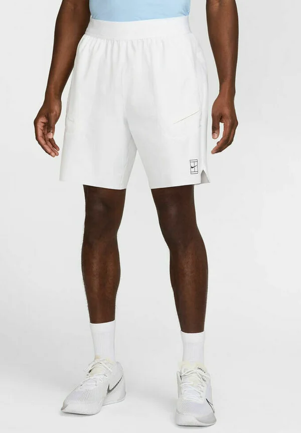 NIKECOURT ADVANTAGE 8 INCH SHORT - Kurze Sporthose - white black
