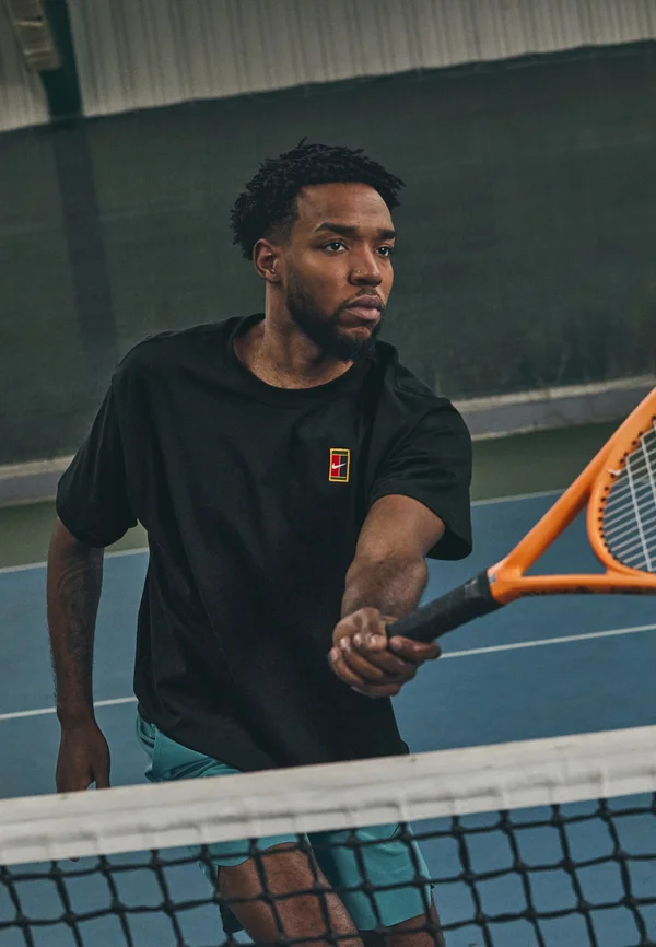 NIKECOURT TEE M90 - T-Shirt basic - black