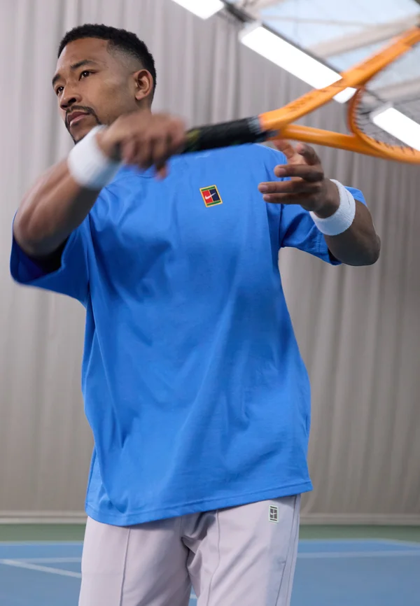 NIKECOURT TEE M90 - T-Shirt basic - star blue